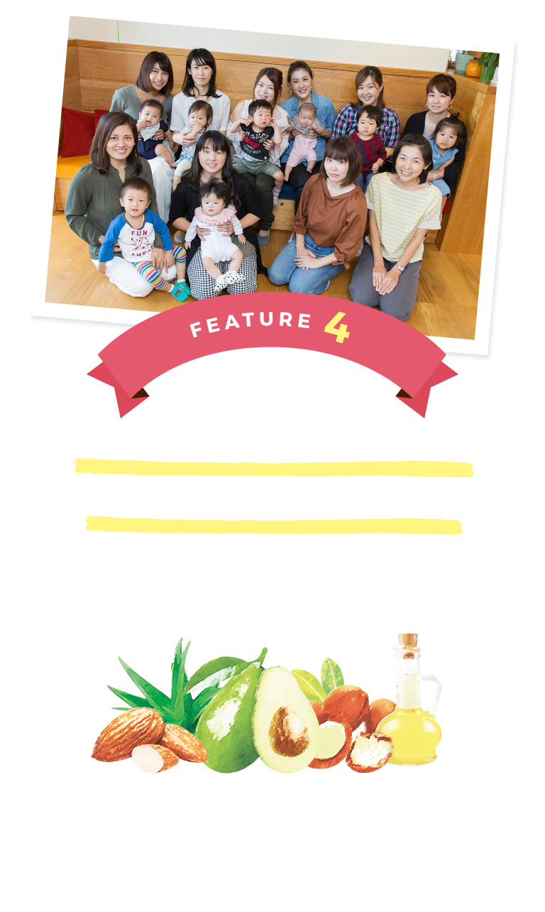 ママたちが選んだ うるおい成分&香り