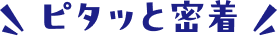 ピタッと密着